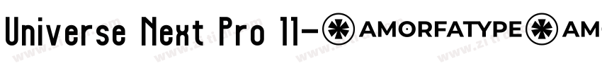 Universe Next Pro 11字体转换